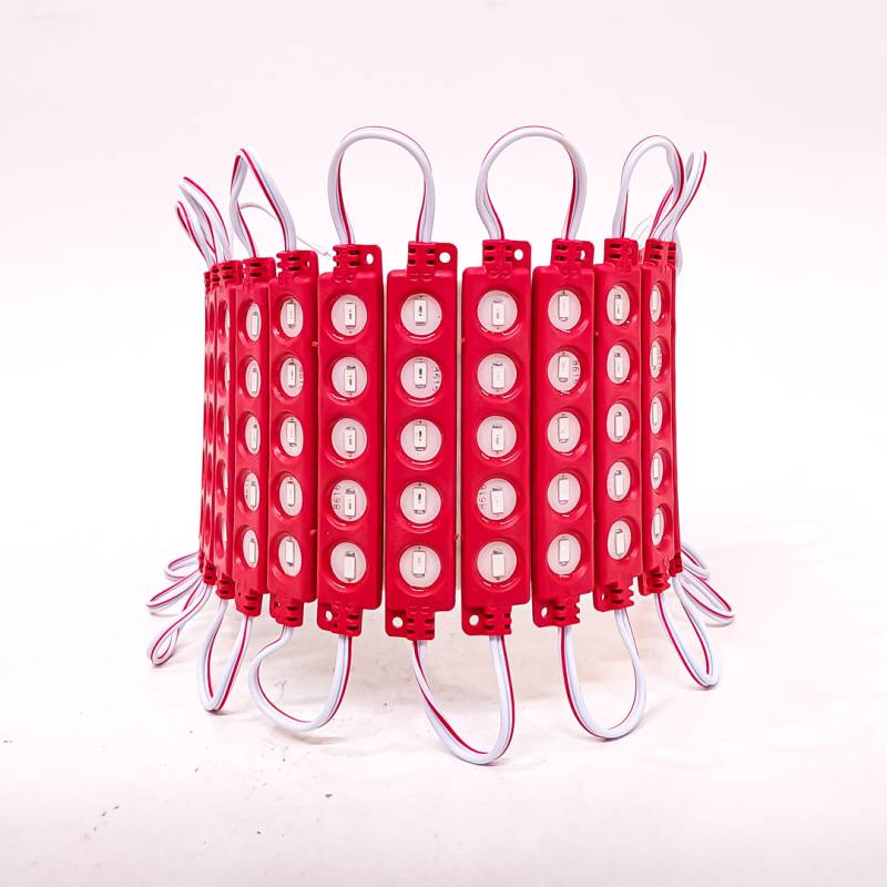 KD1390224RED MODULO LED COB 5 LED COB CIRCULAR AUTOADHESIVO 24V COLOR ROJO 7CM X 1,5CM