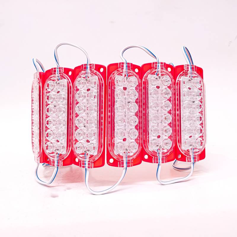 KD1390024RED MODULO LED SMD 12 LED SMD AUTOADHESIVO 24V COLOR ROJO 10CM X 3CM 0