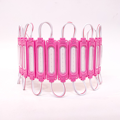 KD1390412PURP MODULO LED COB 3 LED COB CIRCULAR FUME AUTOADHESIVO 12V COLOR VIOLETA 7CM X 1,5CM