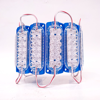 KD1390012BLU MODULO LED SMD 12 LED SMD AUTOADHESIVO 12V COLOR AZUL 10CM X 3CM 0
