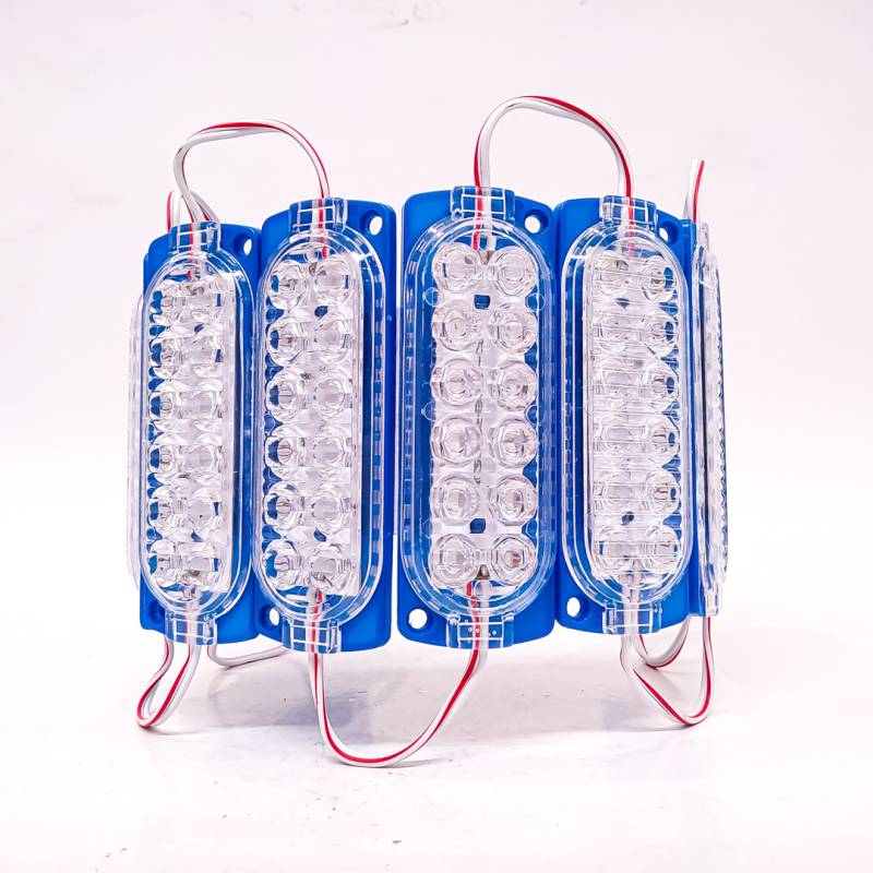 KD1390012BLU MODULO LED SMD 12 LED SMD AUTOADHESIVO 12V COLOR AZUL 10CM X 3CM 0