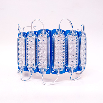 KD1390024BLU MODULO LED SMD 12 LED SMD AUTOADHESIVO 24V COLOR AZUL 10CM X 3CM 0