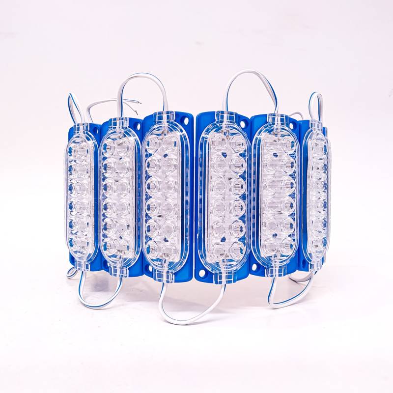 KD1390024BLU MODULO LED SMD 12 LED SMD AUTOADHESIVO 24V COLOR AZUL 10CM X 3CM 0