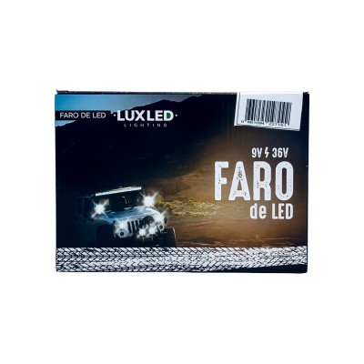 DJ5935JEEP OFF ROAD FARO DE LED UNIVERSAL FARO LED RECTANGULAR 7' 45 WATTS  4 FUNCIONES. ALTA Y BAJA + DRL BLANCO Y AMBAR