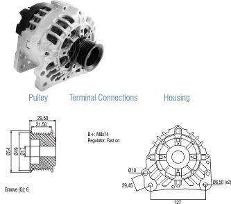9020302 Alternador Audi A4/ A4/ TT 12 V - 90 Amp.