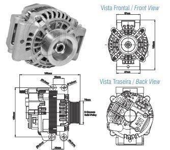 9030201 Alternador Scania Serie G/ D/ R/ T 2004 al 2006