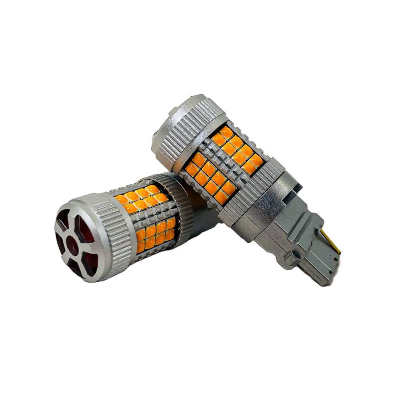 LED3156ULTRAAMB LED SENALIZACION CREE 3156 T20 COLOR AMBAR - 24 WATTS SUPER CANBUS- 40 LED CREE - 12V/24V