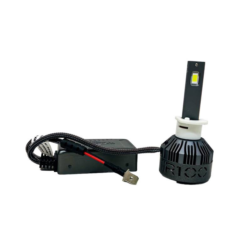 NEWIRX-H1 OFF ROAD KIT DE LED DAKAR NEW SERIES CANBUS H1 DAKAR NEW SERIES 50% + LUZ CHIP CSP SUPER CANBUS 45000 LUMENS 45 WATTS 12V CON COOLER