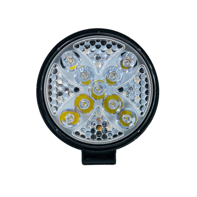 DJ912SPIN OFF ROAD FARO DE LED UNIVERSAL FARO DE LED CIRULAR - 47 LED 141W BLANCO CON  DRL RUNNING RGB 10.8X2X11CM 12V A 36VV