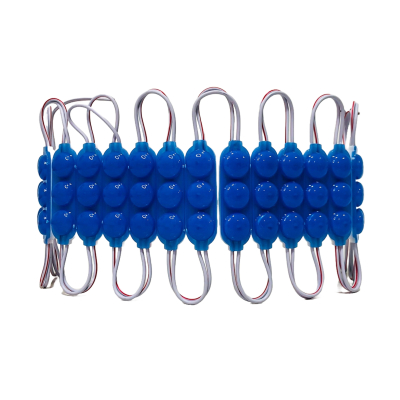 KD1390424BLU MODULO LED COB 3 LED COB CIRCULAR FUME AUTOADHESIVO 24V COLOR AZUL 7CM X 1,5CM