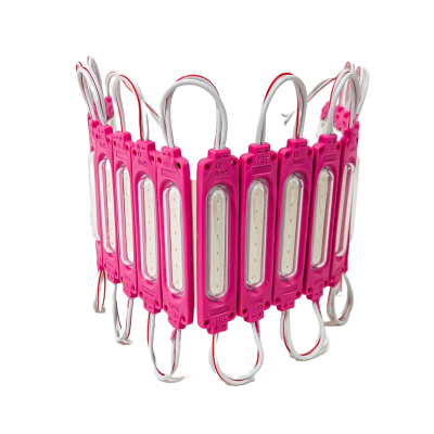 RICO12PURPMAX MODULO LED COB PLACA LED COB AUTOADHESIVO 12V COLOR VIOLETA 8,5CM X 2CM 0