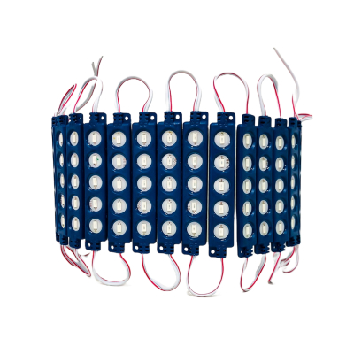 KD1390212BLU MODULO LED COB 5 LED COB CIRCULAR AUTOADHESIVO 12V COLOR AZUL 7CM X 1,5CM  0