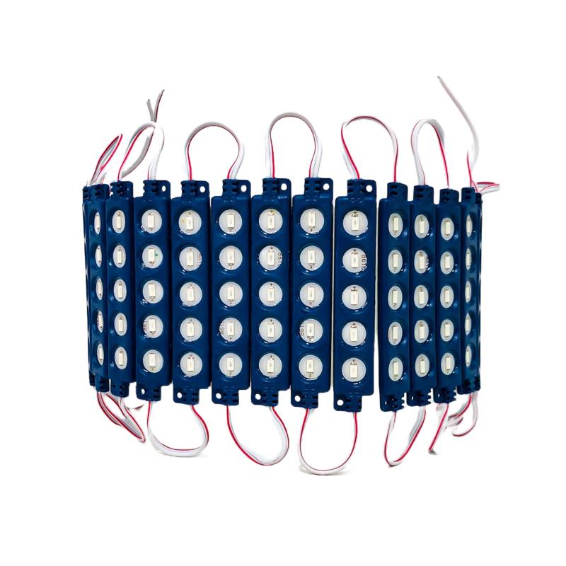 KD1390212BLU MODULO LED COB 5 LED COB CIRCULAR AUTOADHESIVO 12V COLOR AZUL 7CM X 1,5CM  0