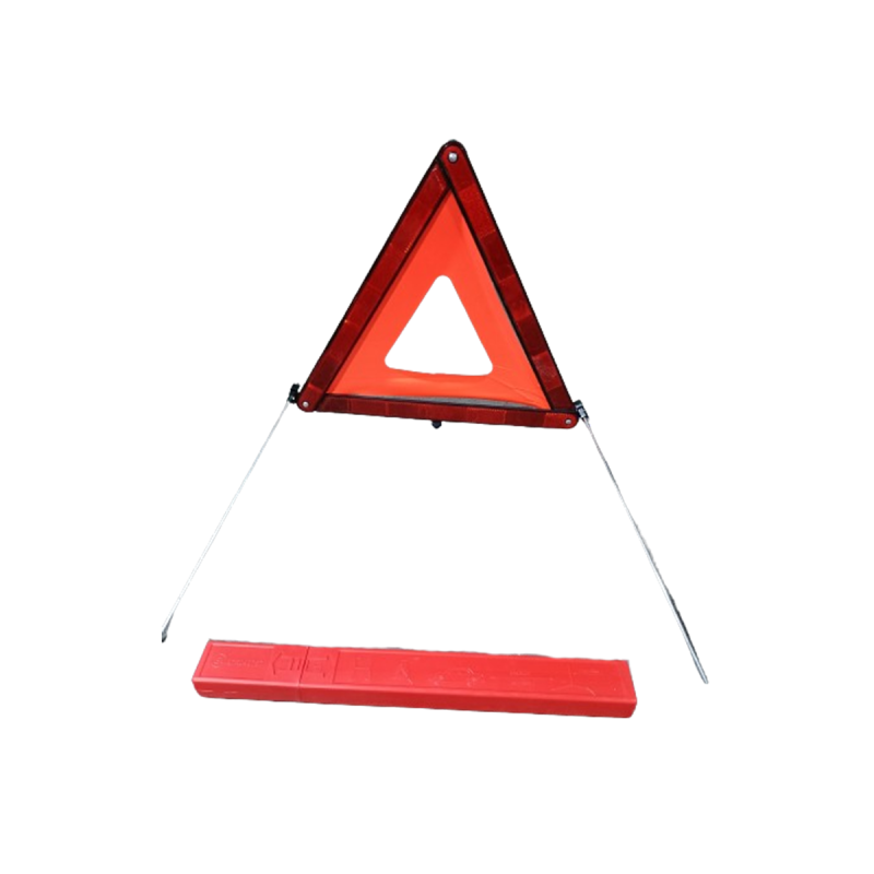 WARBAL001 BALIZA HOMOLAGADA CON CHAS CAJA PLASTICA CON REFLECTOR DE TELA Y SOPORTE DE HIERRO ALTO 45 CM ANCHO 32 CM PESO 330 GRAMOS