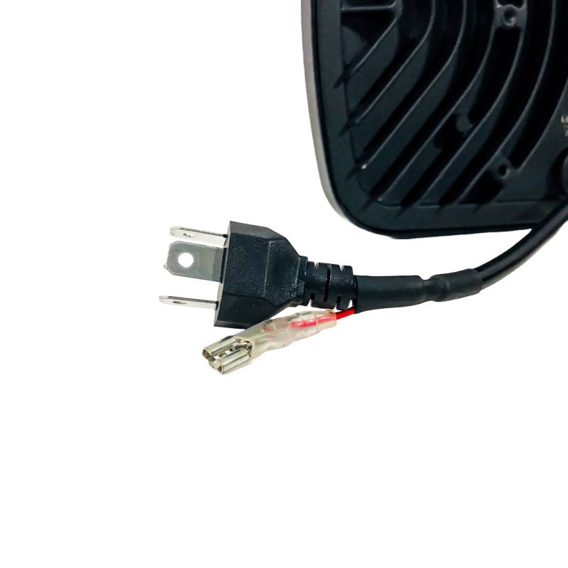 DJ5935CROSS OFF ROAD FARO DE LED UNIVERSAL LUZ MULTILED BLANCA Y AMBAR CON FUNCION ALTA Y BAJA  9V-36V 140 WATTS  MEDIDAS 7