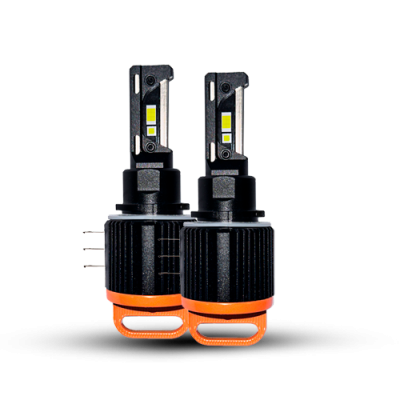 X14-H15 OFF ROAD KIT DE LED CSP H15 CANBUS 48 WATTS CHIP CSP FORD RANGER - VW AMAROK CON DISENO COMPACTO FICHA NARANJA INCORPORADA