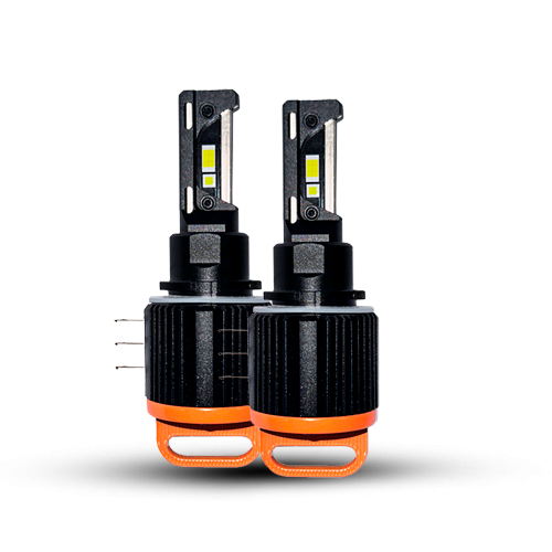 X14-H15 OFF ROAD KIT DE LED CSP H15 CANBUS 48 WATTS CHIP CSP FORD RANGER - VW AMAROK CON DISENO COMPACTO FICHA NARANJA INCORPORADA