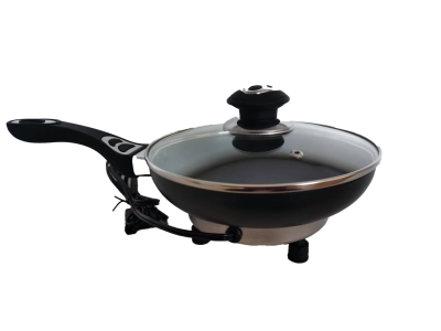 FRY00224V FREIDORA 24V OLLA Y FREIDORA CON CONEXION 24V CON CUERPO DE ALUMINIO Y TEFLON, MANGO DE GOMA Y TAPA DE VIDRIO 10CM DE DIAMTERO X 4 CM DE ALTO