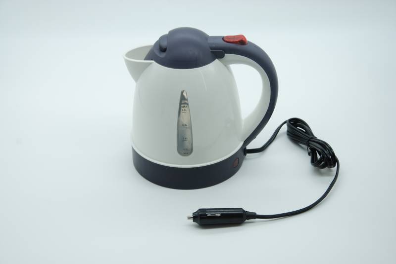 PAV002 PAVA ELECTRICA 12VDC CAR WATER KETTLE CAPACIDAD 1000 CC CON CONEXION A TOMA 24V