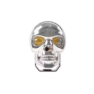 DJ-MTY30W OFF ROAD FARO DE LED UNIVERSAL CALAVERA CON ILUMINACION EN LOS OJOS FUNCIONES BLANCA / AMBAR / BLANCA + AMBAR + FLASH + RGB 12V / 24V MEDIDAS 8,5 CM *