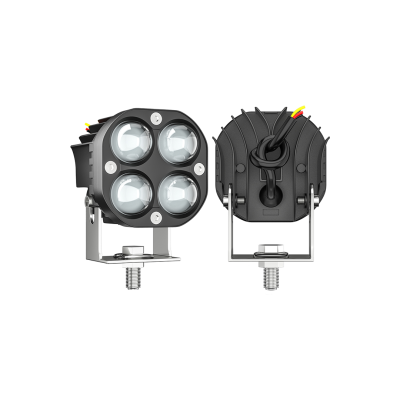 DJ-U1310W OFF ROAD FARO DE LED UNIVERSAL JUEGO DE FARO CUADRADO CON FUNCION ALTA Y BAJA, COLOR BLANCO Y AMBAR 12V / 24V MEDIDAS 7,5 CM * 7 CM * 6,8 CM