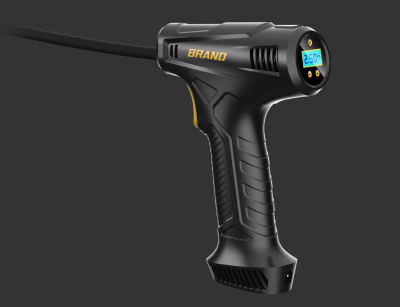 COM009 COMPRESOR COMPRESOR DE AIRE INALAMBRICO 80 WATTS CON LINTERNA Y MEDIDOR DE PRESION DE RUEDAS CON 3 TOMAS DE AIRE Y CARGADOR USB