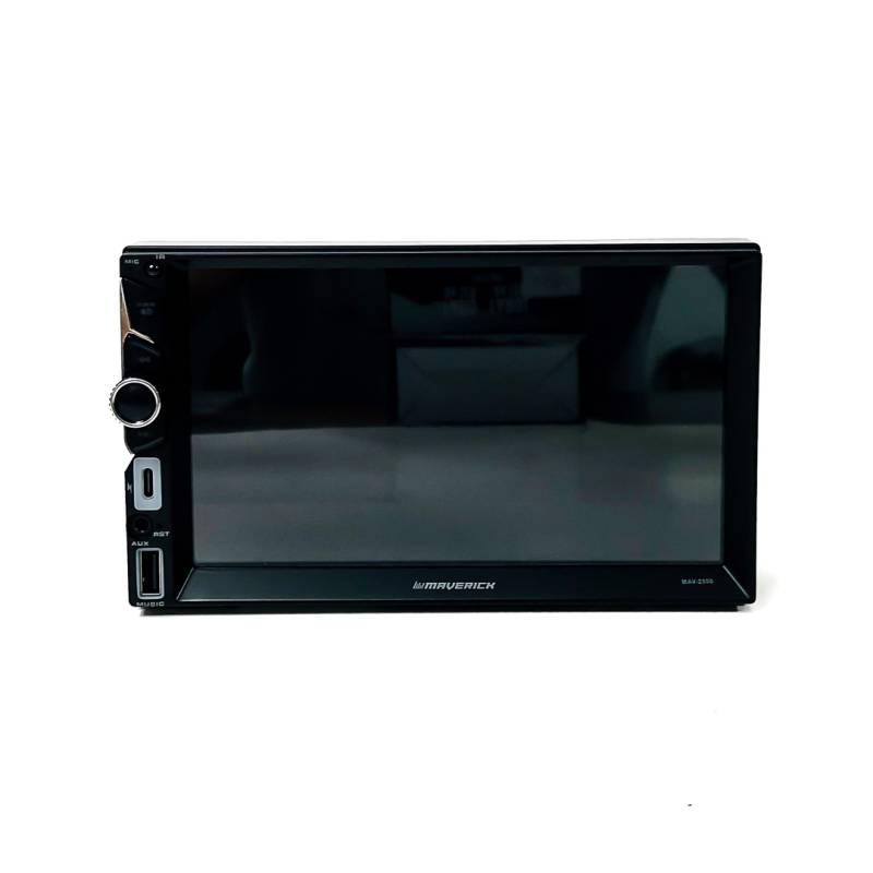 MAV-2500 EQUIPO MULTIMEDIA 2 DIN 7 CON TOUCH SCREEN, CARPLAY & ANDROID AUTO, BLUETOOTH, AM / FM RADIO, CONEXION USB Y CARGADOR TIPO C, RGB, FICHA ISO, POTENCIA