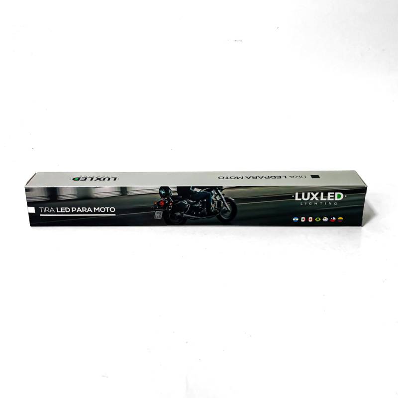 DJ-KD512W-RED OFF ROAD FARO DE LED UNIVERSAL MOLDURA LED 25CM X 2,5 CM COLOR ROJO 12V FUNCION FIJA, SECUENCIAL Y FLASH