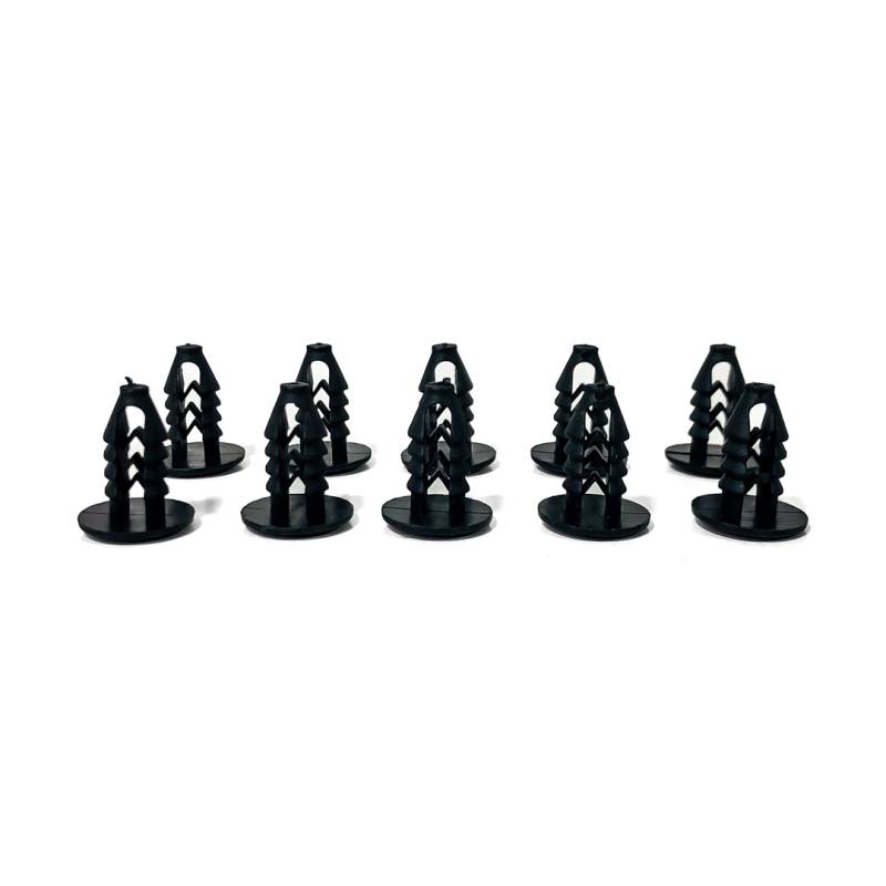 GRAM003 CLIPS PLASTICOS SET DE 10 CLIPS DE GRAMPA DE TECHO / TAPIZADO DE CABINA IVECO