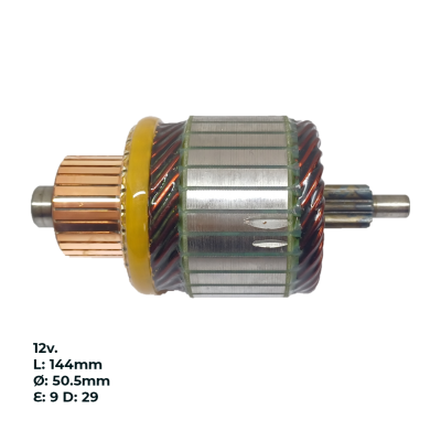 INDU71300 INDUCIDO - BOBINA DE ARRANQUE TIPO HITACHI RENAULT SCENIC III > , LAGUNA III >., CLIO III 1.2 16V D4F, FLUENCE 1.6 16V K4M, MEGANE III > 2.0 16V M4R, 