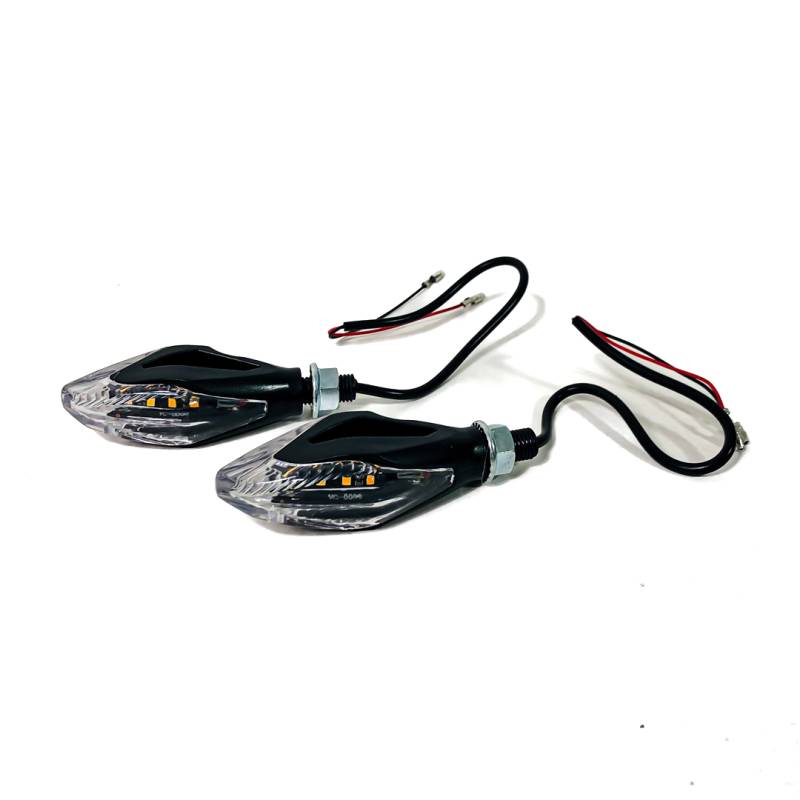 DJ-ZXD025WAMB OFF ROAD FARO DE LED UNIVERSAL FARO DE GIRO UNIVERSAL AMBAR 12V 5W 1500 LUX JUEGO 2 UNIDADES