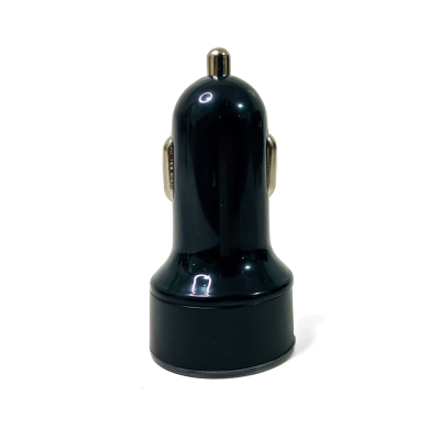 KB-TCVOLTB CARGADOR CON VOLTIMETRO CARGADOR USB + TIPO C 12V / 24V 20 WATTS + VOLTIMETRO COLOR NEGRO CON ARO NEGRO.