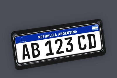 A586 MARCO DE PATENTE MODELO MERCOSUR NEGRO