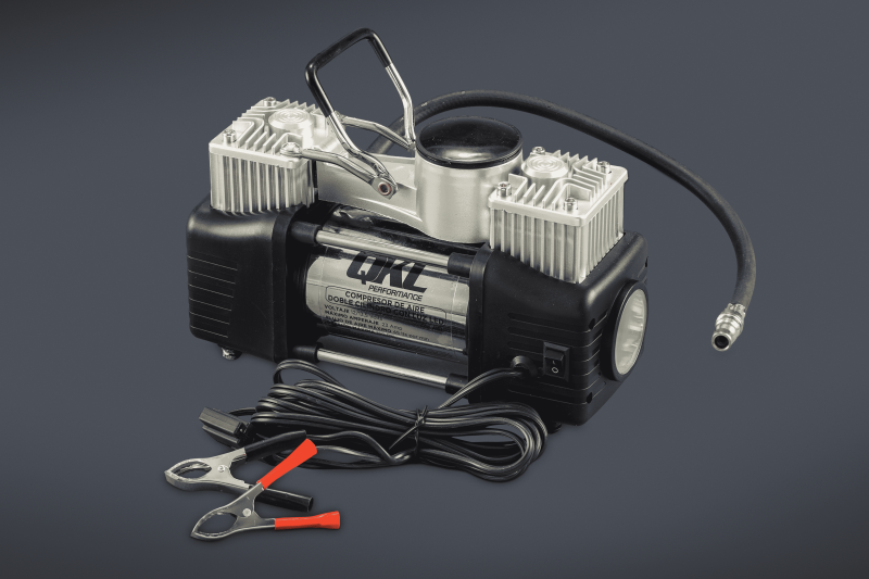 AI63 COMPRESOR METALICO CILINDRO DOBLE 30 MM C/U 12V 310W 150 PSI QKL
