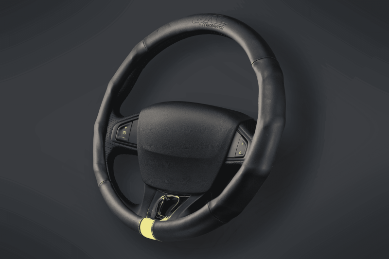 AM50-NY CUBRE VOLANTE AUTO SPORT GRIP 37-39 NEG-AMAR QKL