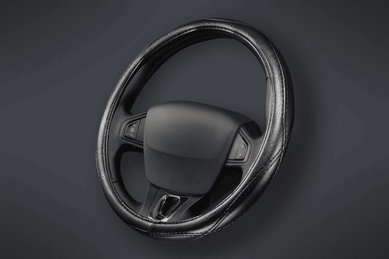 AO71 CUBRE VOLANTE AUTO ARROW 39-41 NEGRO QKL