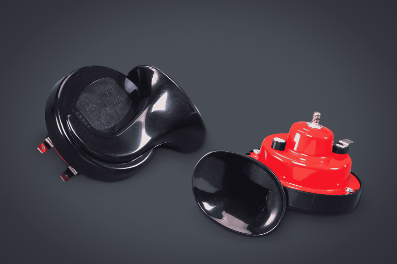 AS02 BOCINA CARACOL ELÉCTRICA 1 V AUTO JGO X 2 QKL