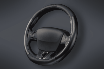 AX57 CUBRE VOLANTE AUTO DELTA 37-39 NEGRO QKL