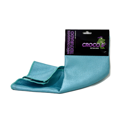 CRS-TOWEL007 PAÑO DIAMANTE TEXTURADO CELESTE 250 GSM  60CM  * 40CM