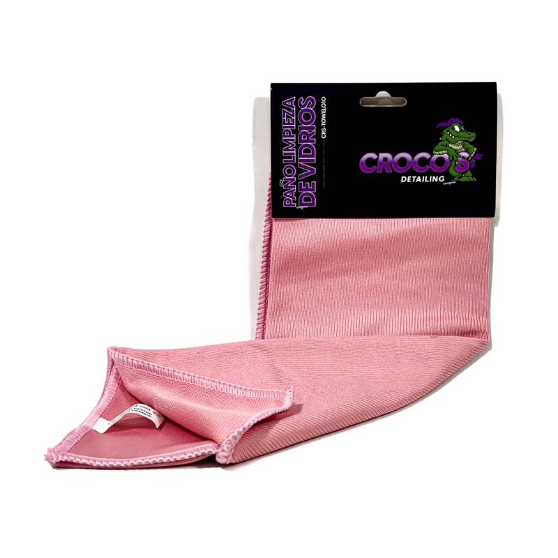 CRS-TOWEL010 PAÑO LIMPIEZA VIDRIOS ROSA OSCURO<br/>280 GSM 60CM * 40CM