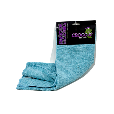 CRS-TOWEL013 PAÑO DE MICROFIBRA CELESTE<br/>230 GSM 60CM * 40CM