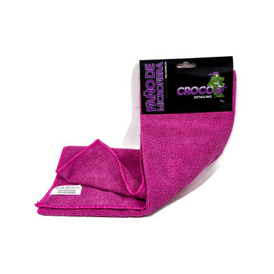 CRS-TOWEL014 PAÑO DE MICROFIBRA ROSA 260 GSM 60CM * 40CM