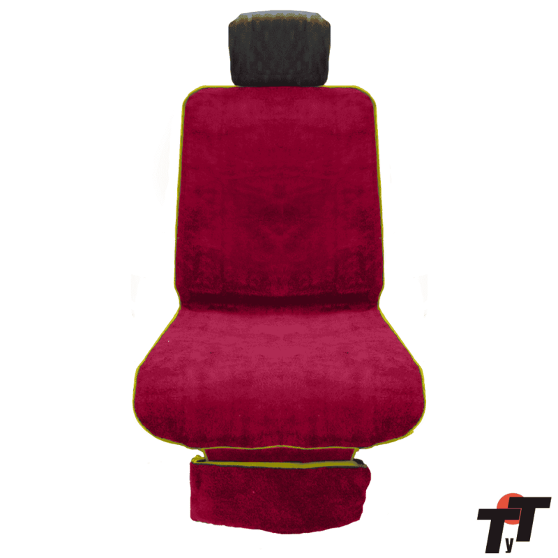 F1P1 FUNDA CUBRE ASIENTO INDIVIDUAL MICROFIBRA VINO TINTO QKL