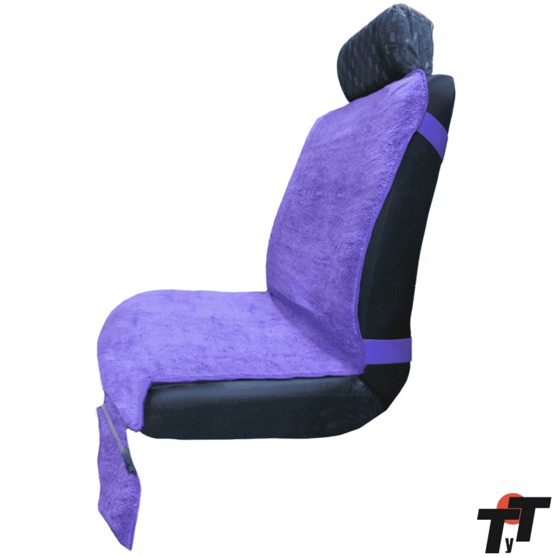 F1P7 FUNDA CUBRE ASIENTO INDIVIDUAL MICROFIBRA LILA QKL
