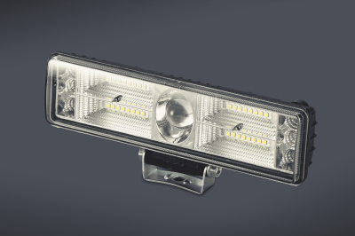 II05 FARO DE LED RECTANGULAR 22x6 CM (USO FUERA DE RUTA) 44 LEDS 132W 10-30 VOLTS