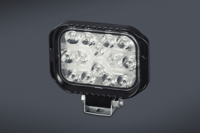 II07 FARO DE LED RECTANGULAR 12x9 CM (USO FUERA DE RUTA) 36 LEDS 25W 10-30 VOLTS
