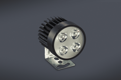 IL04N FARO DE LED REDONDO NEG 5 CM (USO FUERA DE RUTA) 4 LEDS 12W 12 VOLTS