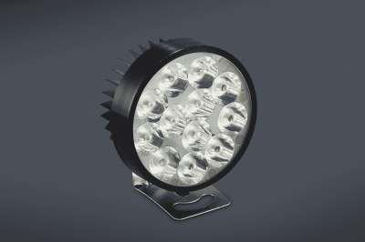 IL10N FARO DE LED REDONDO NEG 7 CM (USO FUERA DE RUTA) 12 LEDS 12W 12 VOLTS