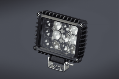 IL30 FARO DE LED RECTANGULAR 13x12 CM (USO FUERA DE RUTA) 12 LEDS 36W 12-24 VOLTS
