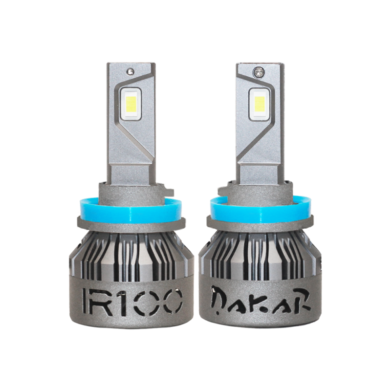IRX24-H11 OFF ROAD KIT DE LED DAKAR NEW SERIES CANBUS TRUCK - H11 DAKAR NEW SERIES 50% + LUZ CHIP CSP SUPER CANBUS 45000 LUMENS 55 WATTS 12V - 24V CON COOLER